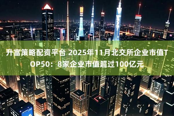 升富策略配资平台 2025年11月北交所企业市值TOP50：8家企业市值超过100亿元